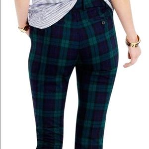 Brand new never work Plaid J. Crew Capris